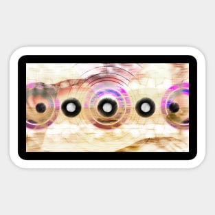 Abstract Montage Sticker